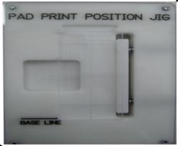Pad print position jig