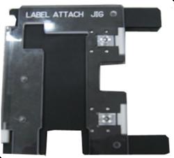 Label attach jig 
